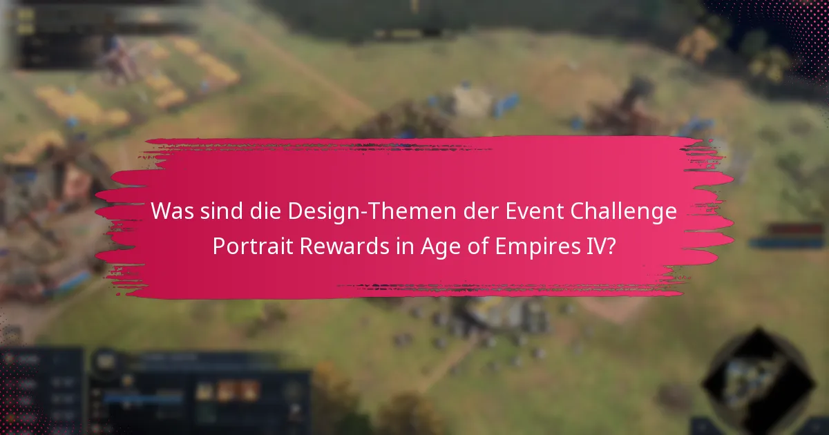 Was sind die Freischaltbedingungen für die Event Challenge Portrait Rewards?